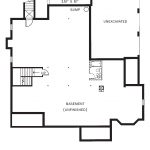 Westport basement floor plan